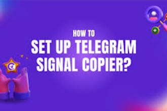setup telegram signal copier trade copier to mt4, mt5, ctrader and ninjatrader