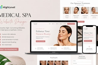 build gohighlevel medical spa website gohighlevel botox clinic ghl skincare