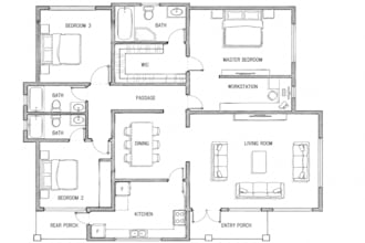 design bim revit 3d architectural rendering floor plans and VR walkthroughs