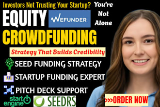 create investor ready equity crowdfunding campaign for startengine wefunder