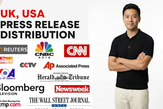 do UK,USA press release distribution and yahoo finance
