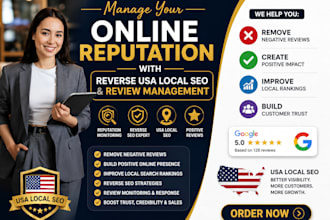 manage your online reputation with reverse USA local SEO and review management