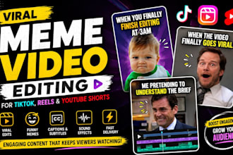 create funny viral memes social media post and meme videos