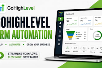 setup and automate your gohighlevel CRM workflow