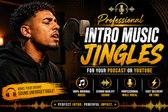 create an intro music jingle for your podcast or youtube