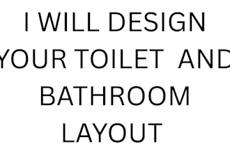 do professional bathroom plan and layout