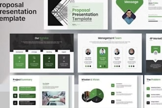 design corporate real estate property proposal, information memorandum brochure