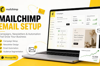 setup mailchimp email marketing campaign newsletter automation