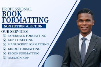 paperback formatting, book typesetting, manuscript formatting, ebook formatting
