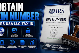 obtain ein number irs USA llc tax id non US residents
