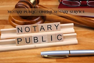 notarize usps form 1583 and remote online for UK and US clients, poa