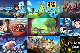 design custom steam capsule art and indie game store banners