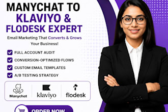 fix email deliverability and setup automation in klaviyo flodesk or omnisend