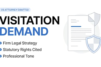 draft a child visitation and grandparents rights demand letter