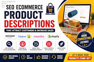 write SEO product descriptions for ecommerce stores
