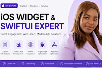 develop custom ios widgets and modern swiftui app UI