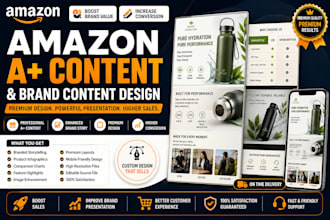 design amazon a plus content and brand content