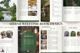 design airbnb vacation rental digital visitors guide printable house rules manua