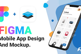 create mobile app design clickable app prototype mvp design with figma prototype