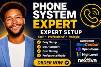 setup ringcentral quo nextiva aircall justcall IVR ai agent calling real estate