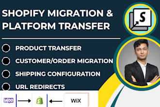 migrate wix woocommerce magneto wordpress squarespace or etsy store to shopify