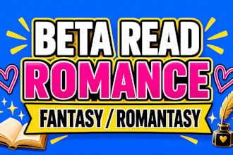 beta read romance book, romance beta reader, beta reading, fantasy beta reader