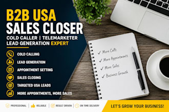be b2b USA sales closer sales agent salessalperson lead generation telemarketing