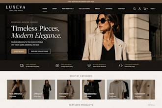 design squarespace ecommerce website boutique store website fashionbrand website