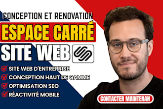develop squarespace website and redesign squarespace website for ecommerce