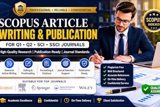 write, edit, and format scopus research article for journal publication