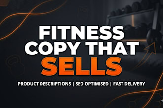 write fitness and health product descriptions that convert