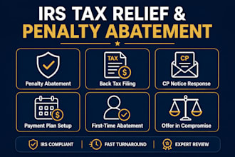 prepare an irs penalty abatement request to reduce or remove your tax penalties