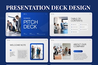 design corporate information memorandum documents investment presentation deck