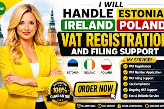 handle estonia ireland poland vat registration and filing support