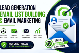 do lead generation, email list building and email marketing