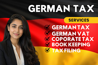 german tax return, vat, income tax, corporate tax, bookkeeping for businesses