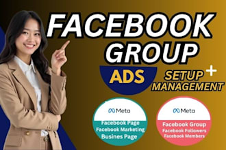 setup facebook manage group member social medial management