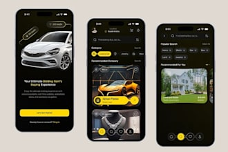develop auctioning app, marketplace app, product buy and sell app