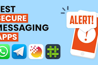 develop a secure SMS messaging, secret chat, and alert app