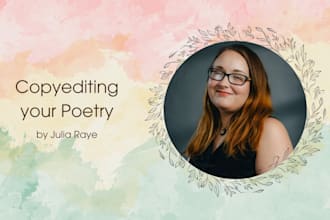 copyedit and review your poetry