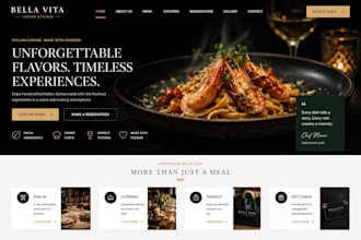 design squarespace restaurant website cafe website catering service website