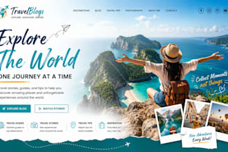 build squarespace travelblog website tourism website resort agencies website