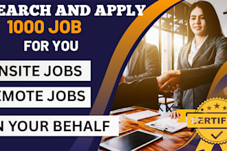 search and apply for jobs or find remote jobs on your behalf