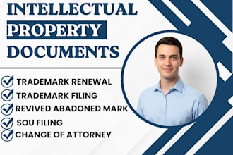 trademark statement of use trademark renewal intellectual property document