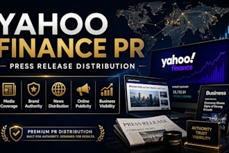 publish press release on yahoo finance news sites
