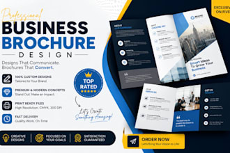 brochure, trifold brochure, business brochure, company profile