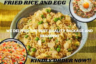 cook delicious fried rice and egg source with good ingredient and spice up