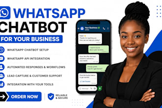 build whatsapp chatbot, whatsapp API, whatsapp ai chatbot for your business