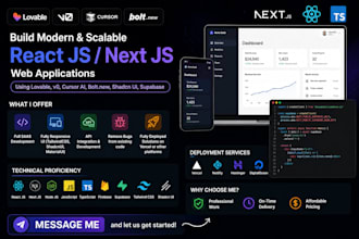 create, fix or deploy claude code,  bolt, lovable, cursor, supabase, v0