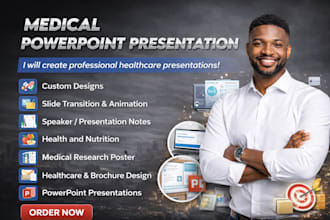 design medical PPT, healthcare powerpoint and presentation slides